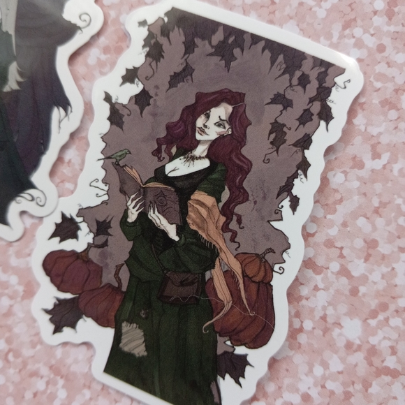 Gorgeous dark Disney art sticker pack of 10! Gothic beautiful pieces! - Picture 7 of 8